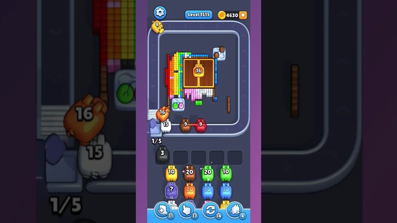 Pixel Flow Level 1515 Solution & Walkthrough Guide