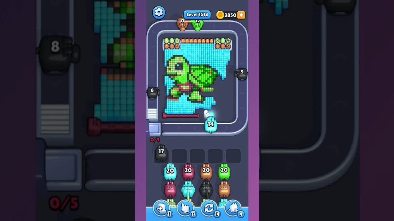 Pixel Flow Level 1518 Solution: Complete Walkthrough & Guide