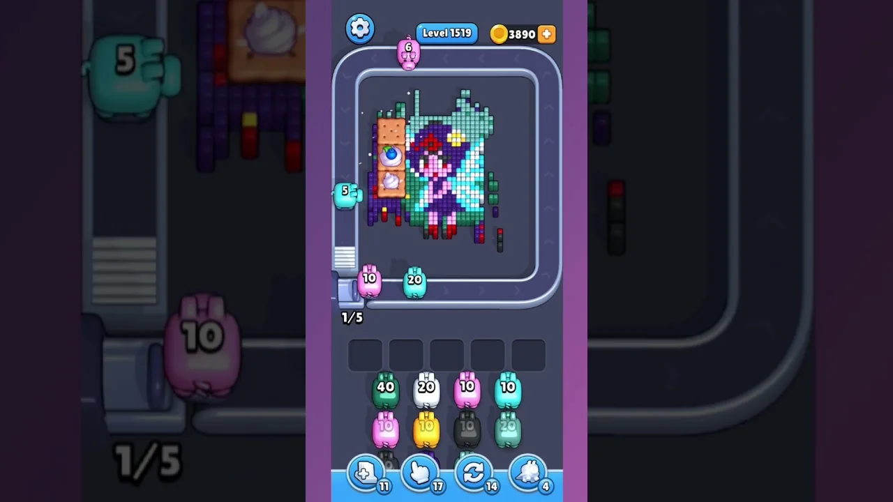 Pixel Flow Level 1519 Solution: Complete Walkthrough & Guide