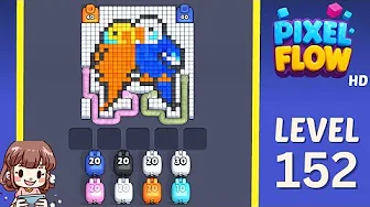 Pixel Flow Level 152 Solution & Walkthrough Guide