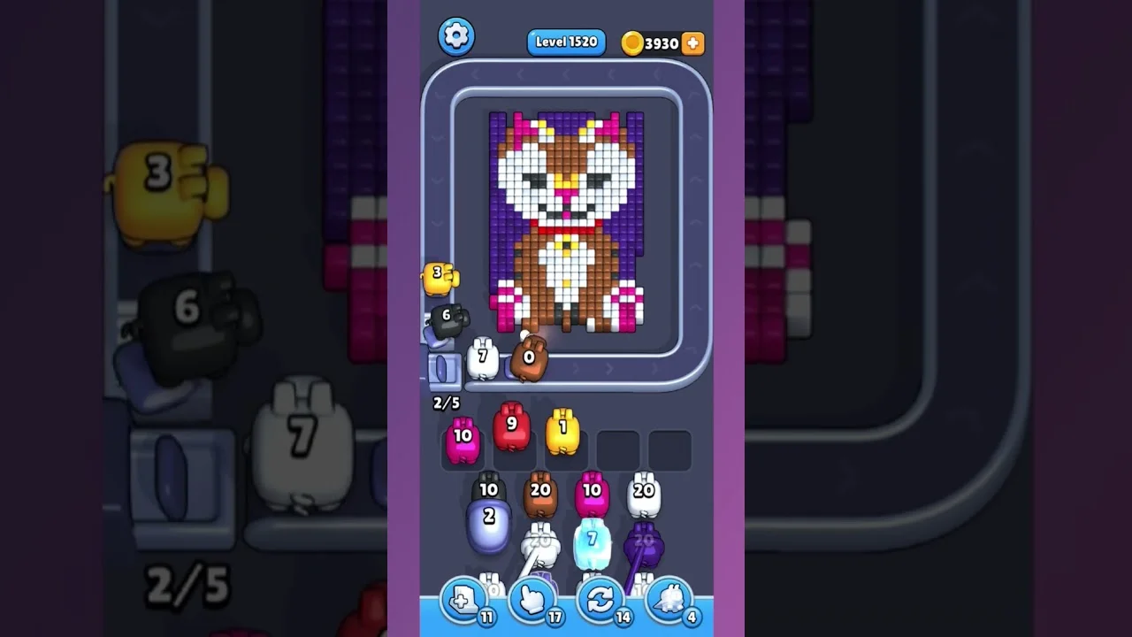 Pixel Flow Level 1520 Solution: Complete Walkthrough & Guide