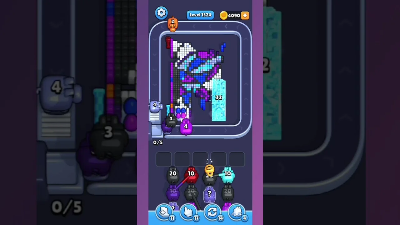Pixel Flow Level 1524 Solution & Walkthrough Guide