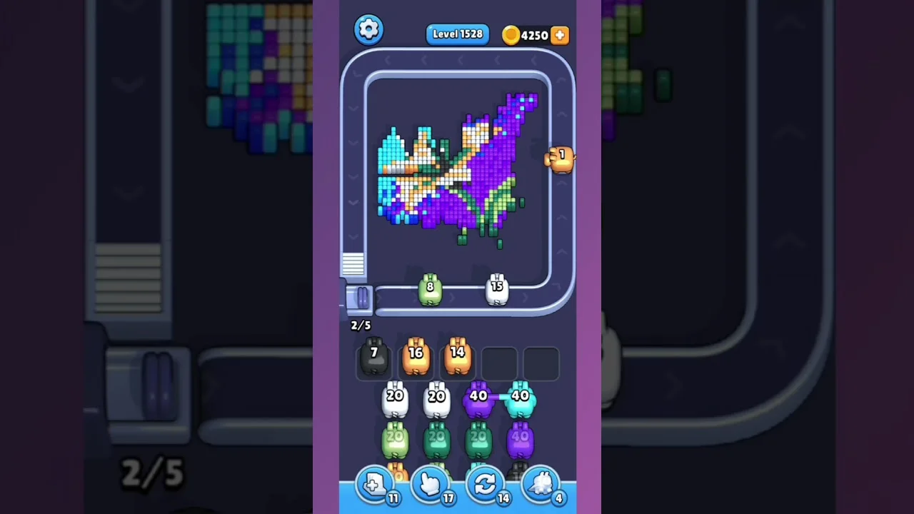 Pixel Flow Level 1528 Solution & Walkthrough Guide