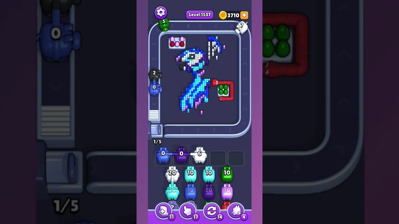 Pixel Flow Level 1536 Solution & Walkthrough Guide