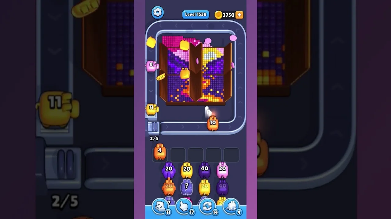 Pixel Flow Level 1537 Solution & Walkthrough Guide