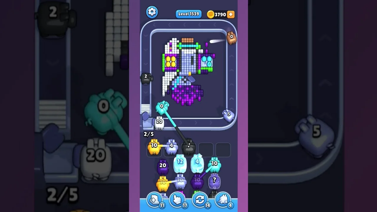 Pixel Flow Level 1538 Solution & Walkthrough Guide