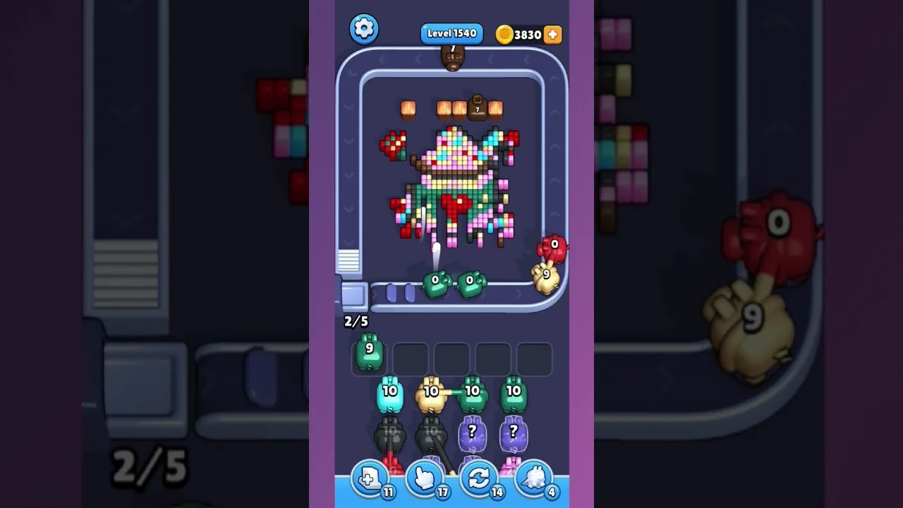 Pixel Flow Level 1539 Solution & Walkthrough Guide