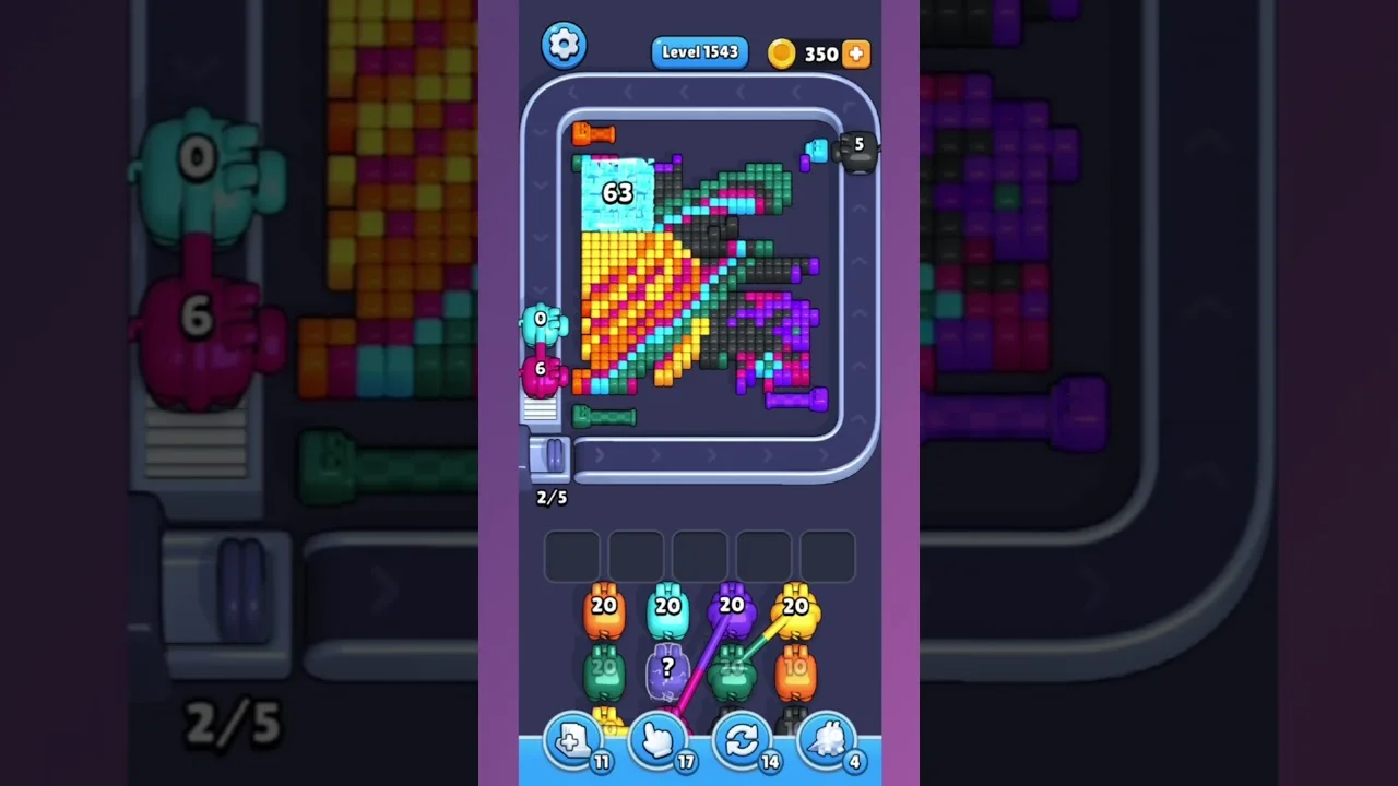 Pixel Flow Level 1543 Solution: Complete Walkthrough & Guide