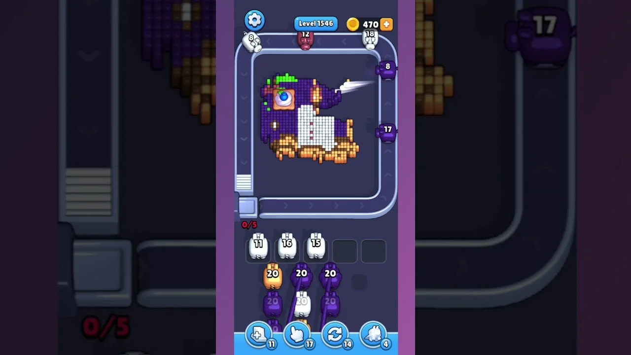 Pixel Flow Level 1546 Solution: Complete Walkthrough Guide