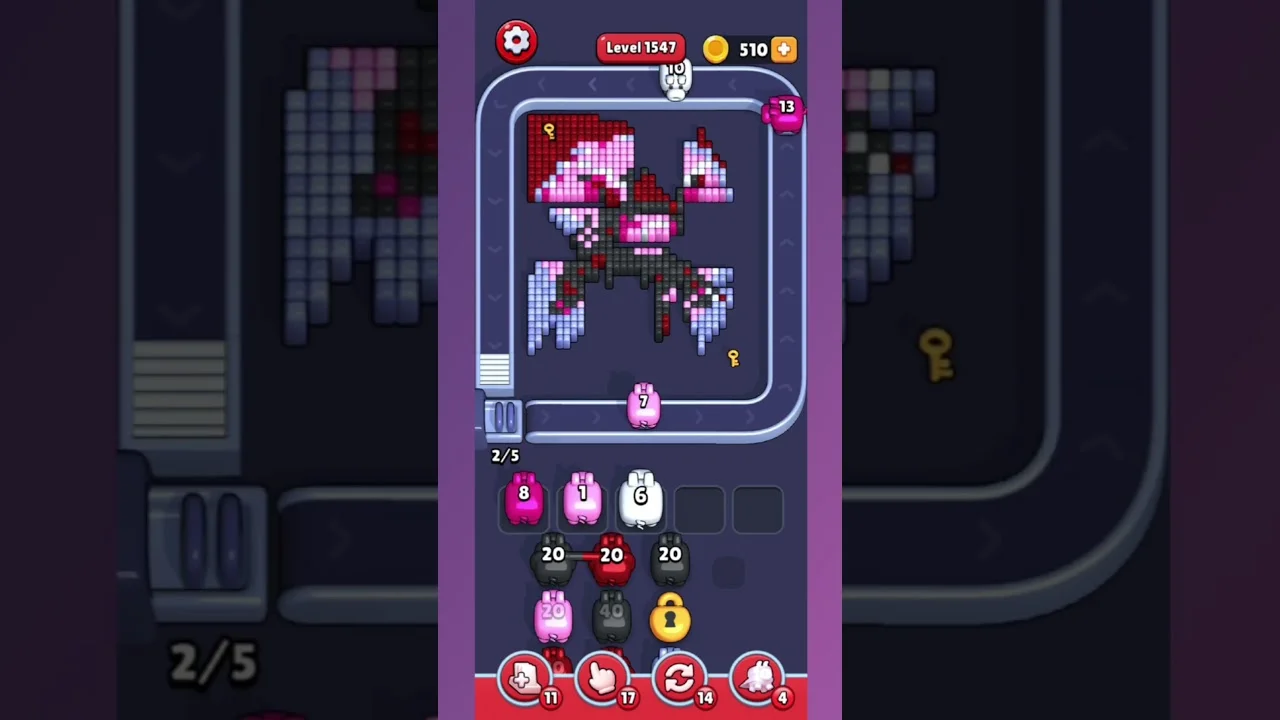 Pixel Flow Level 1547 Solution: Complete Walkthrough Guide