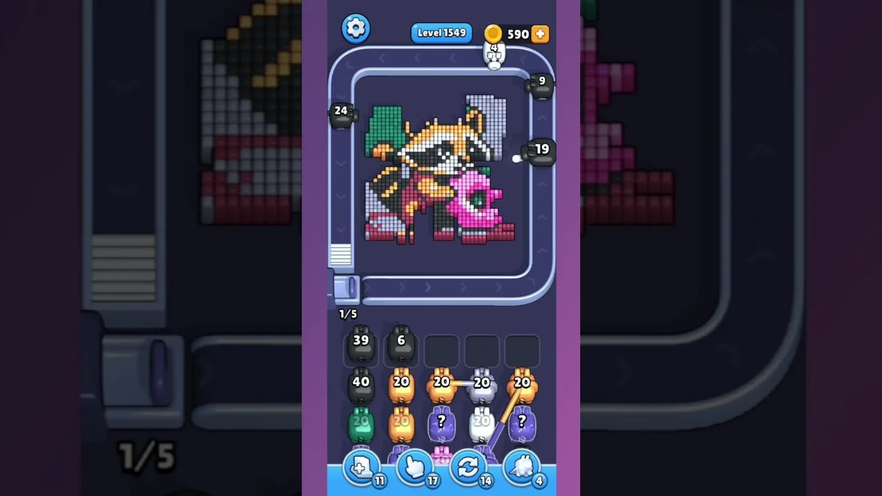 Pixel Flow Level 1549 Solution: Complete Walkthrough & Guide