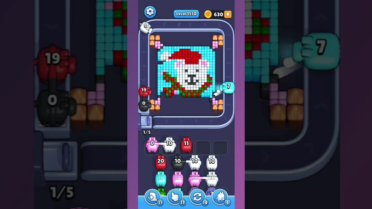 Pixel Flow Level 1550 Solution: Complete Walkthrough & Guide