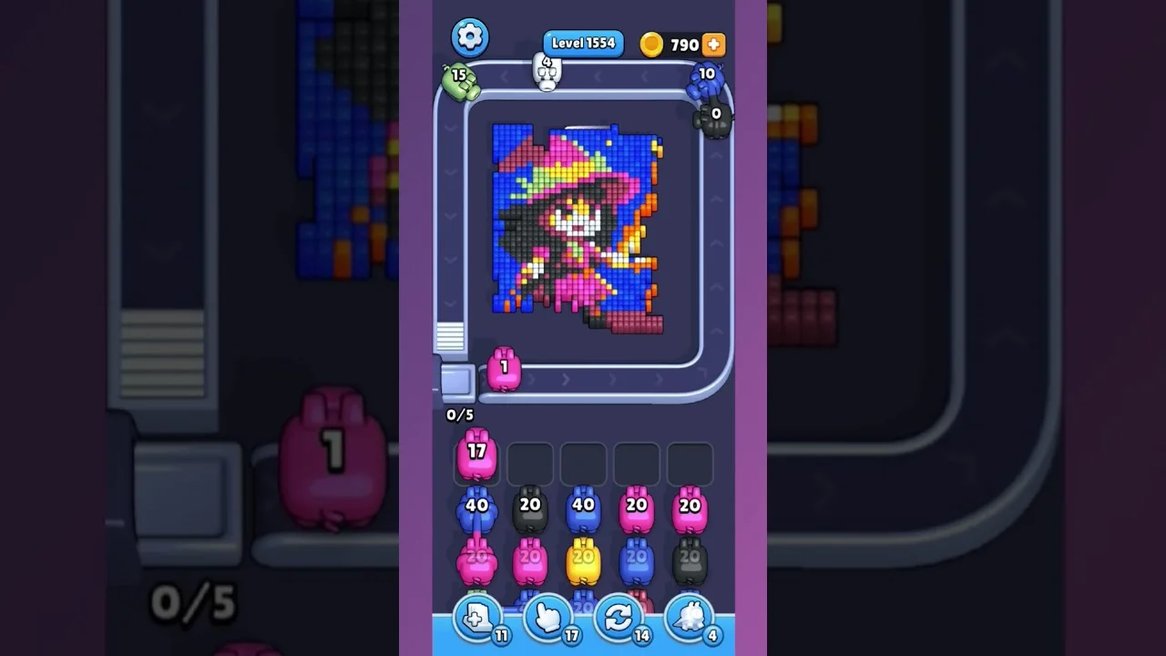 Pixel Flow Level 1554 Solution: Complete Walkthrough & Guide