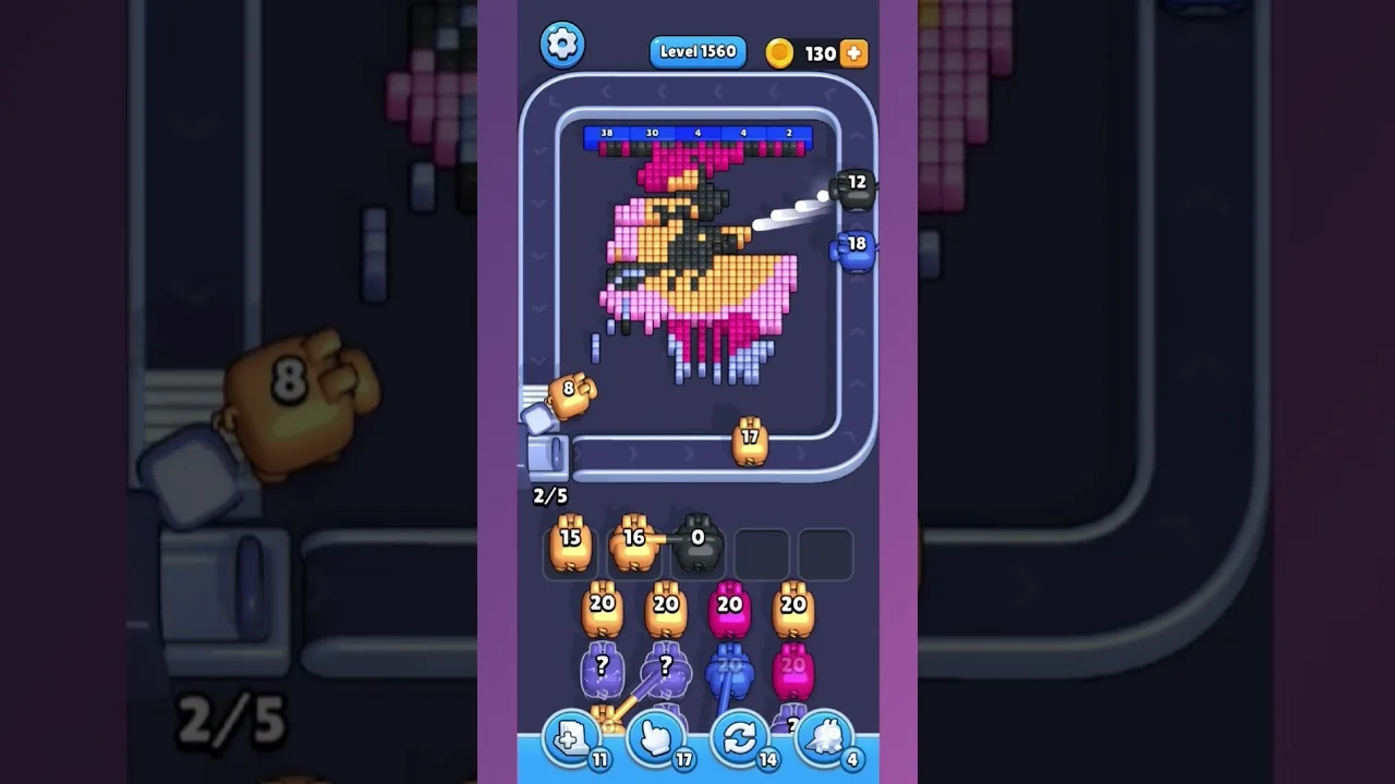 Pixel Flow Level 1560 Solution: Complete Walkthrough & Guide