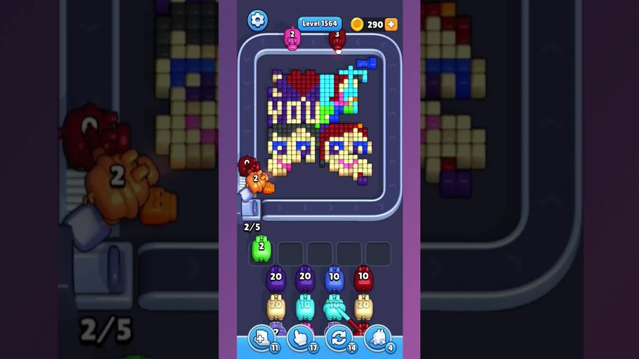 Pixel Flow Level 1564 Solution & Walkthrough Guide