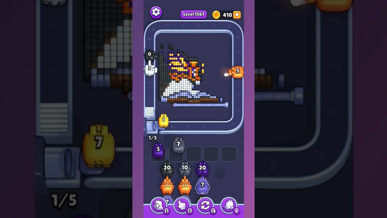 Pixel Flow Level 1567 Solution & Walkthrough Guide