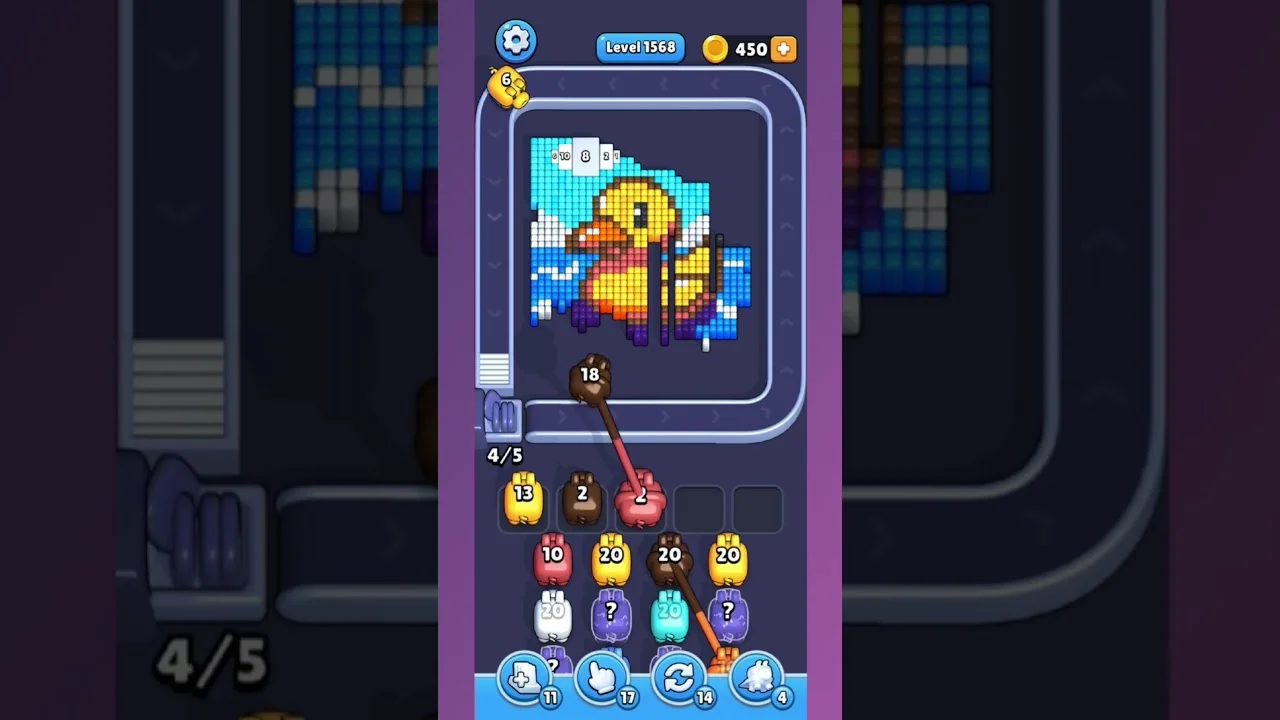 Pixel Flow Level 1568 Solution & Walkthrough Guide