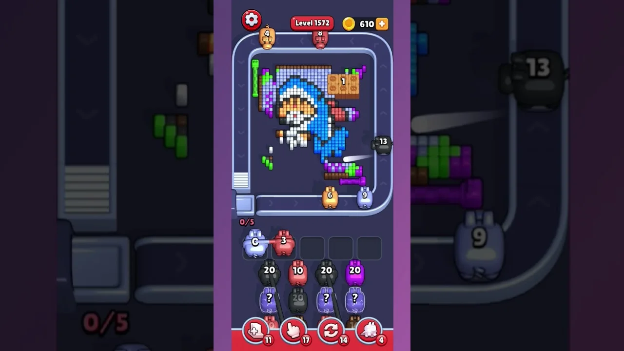 Pixel Flow Level 1572 Solution & Walkthrough Guide