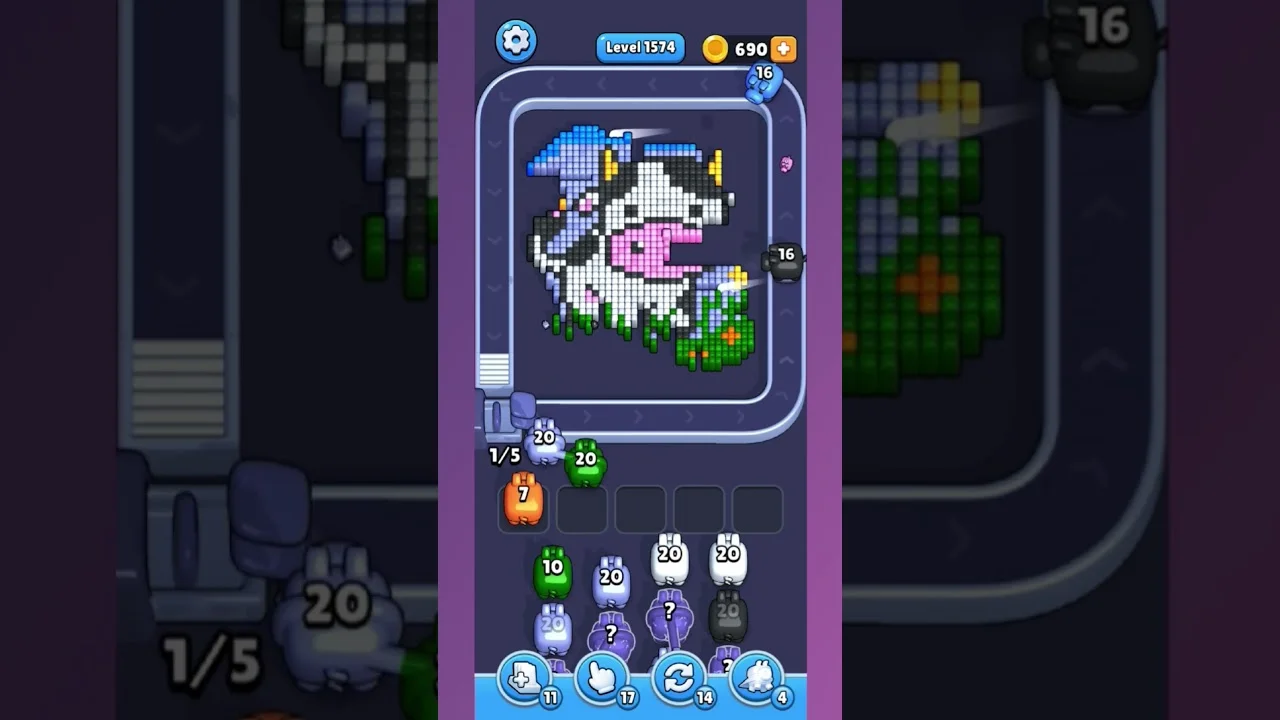 Pixel Flow Level 1574 Solution: Complete Walkthrough Guide