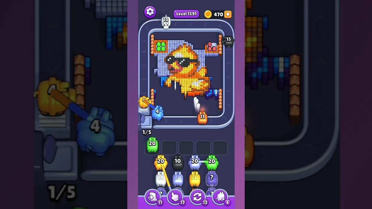 Pixel Flow Level 1591 Solution: Complete Walkthrough Guide
