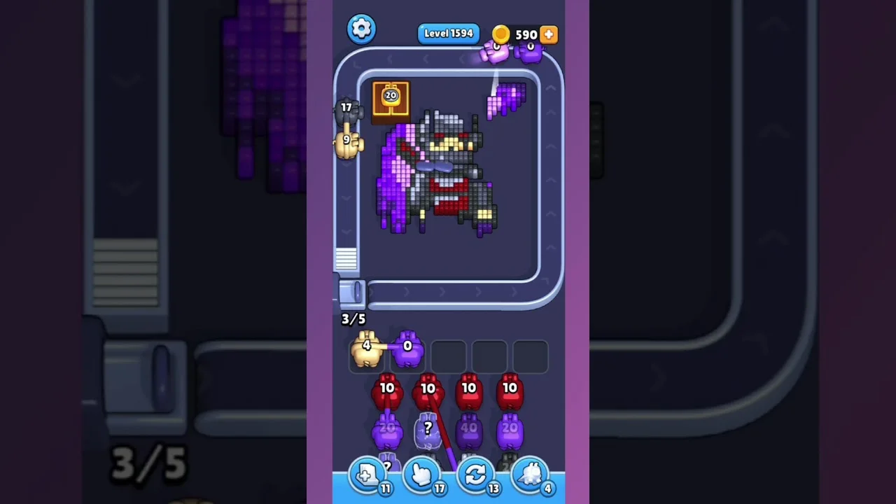 Pixel Flow Level 1594 Solution: Complete Walkthrough Guide
