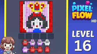 Pixel Flow Level 16 Solution: Complete Walkthrough & Guide