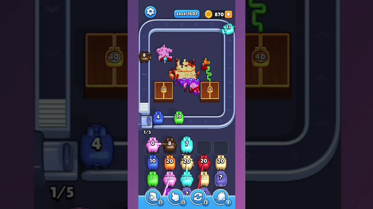 Pixel Flow Level 1601 Solution & Walkthrough Guide