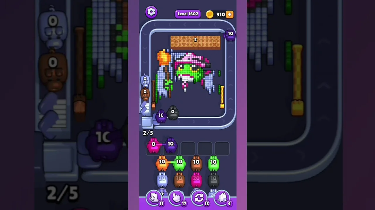 Pixel Flow Level 1602 Solution & Complete Walkthrough Guide