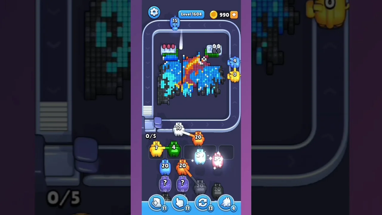 Pixel Flow Level 1604 Solution & Walkthrough Guide