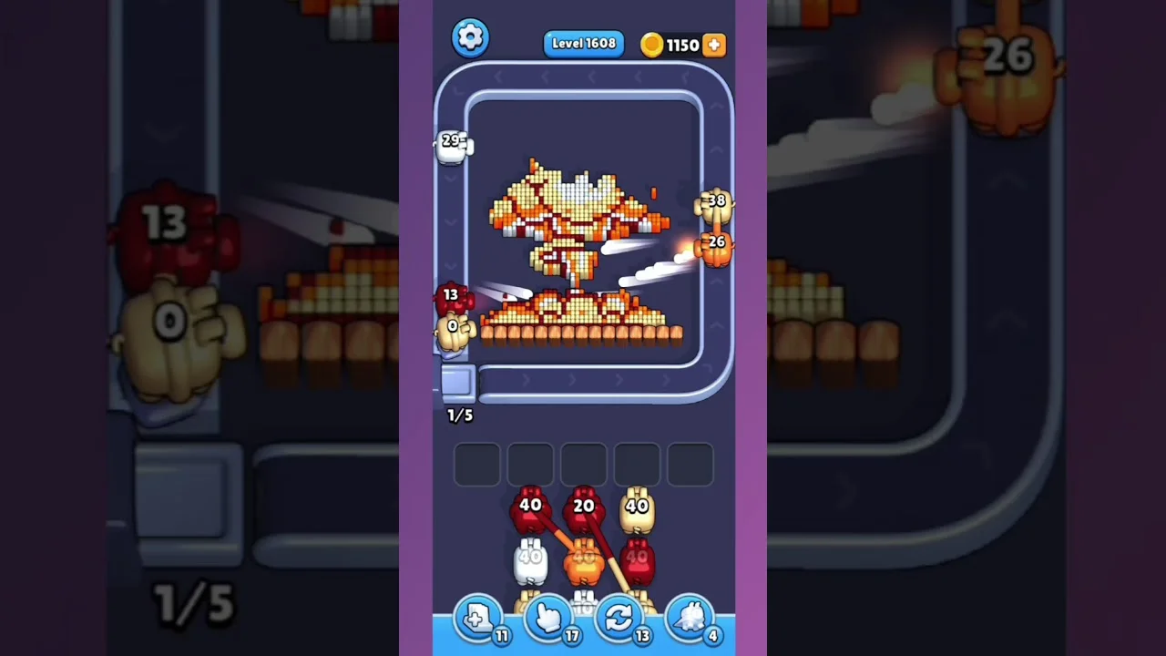 Pixel Flow Level 1608 Solution & Walkthrough Guide