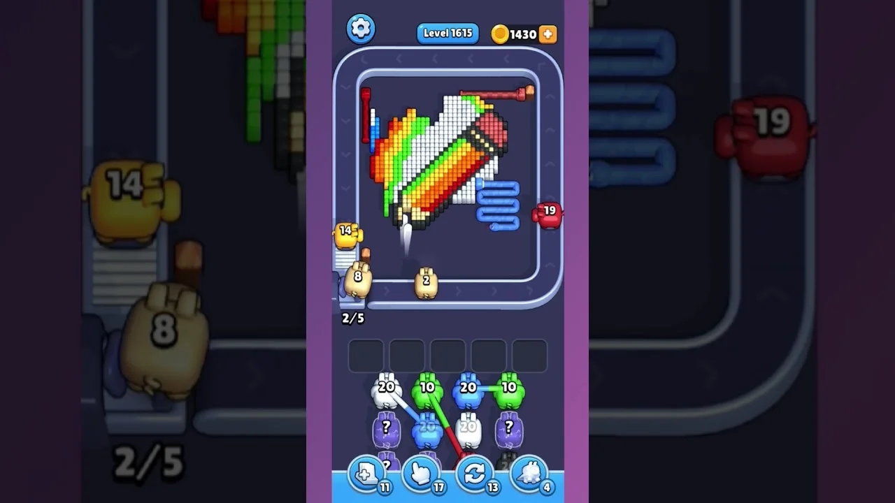 Pixel Flow Level 1615 Solution: Complete Walkthrough & Guide
