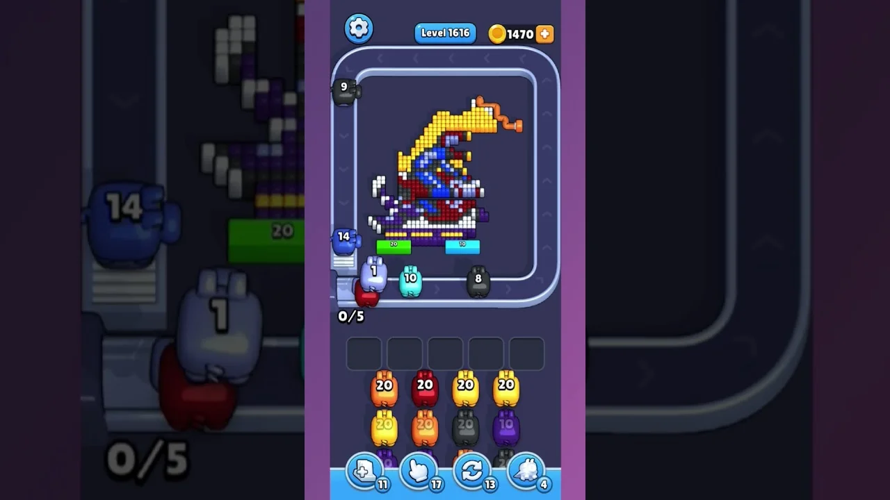Pixel Flow Level 1616 Solution & Walkthrough Guide