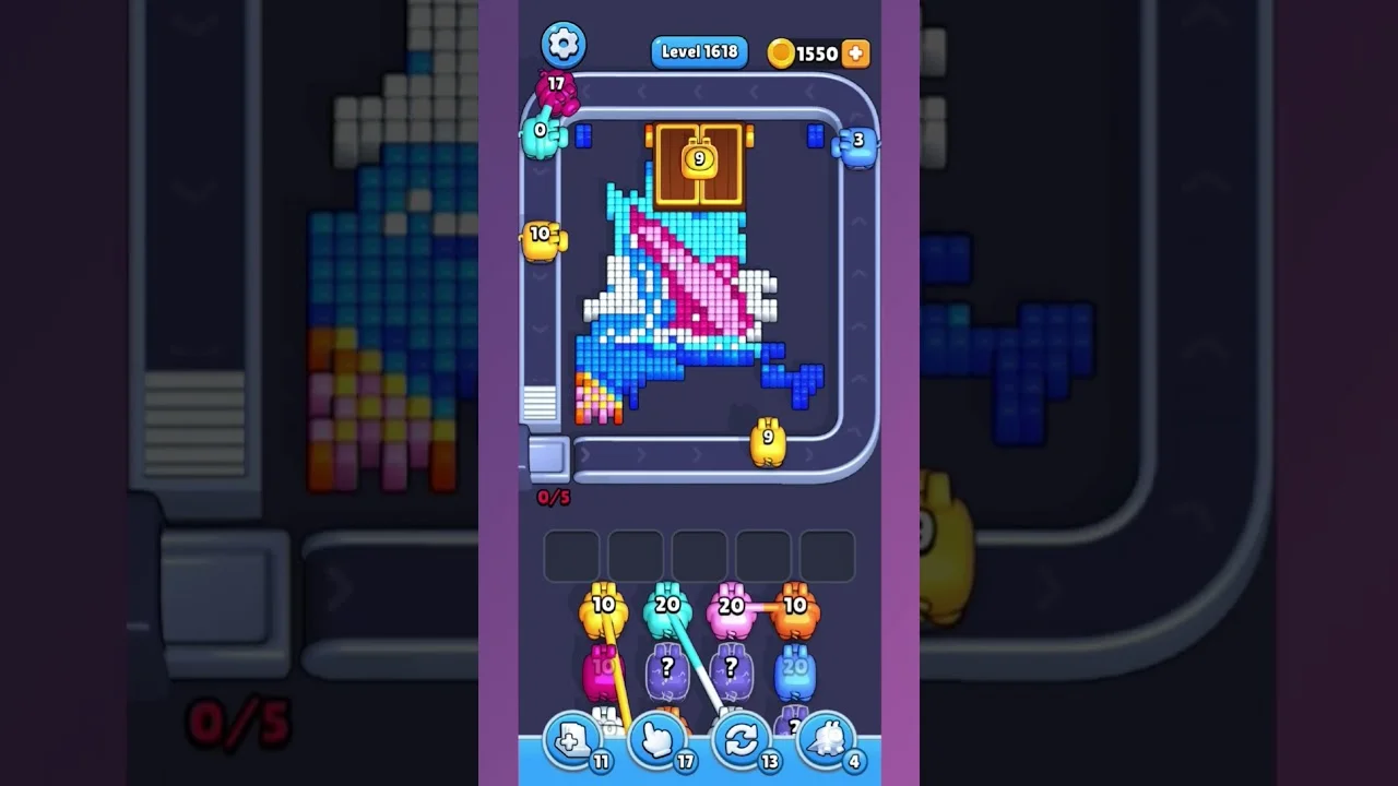 Pixel Flow Level 1618 Solution: Complete Walkthrough & Guide