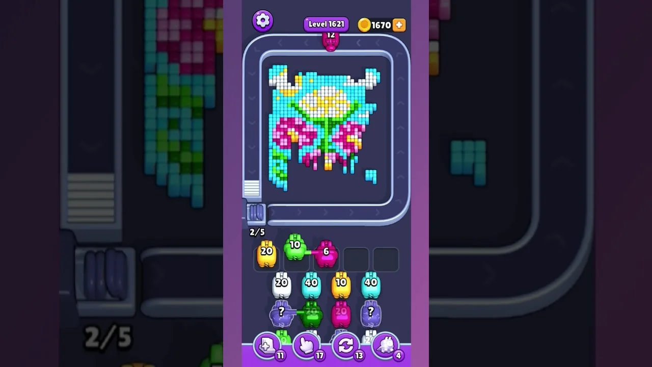 Pixel Flow Level 1621 Solution & Walkthrough Guide