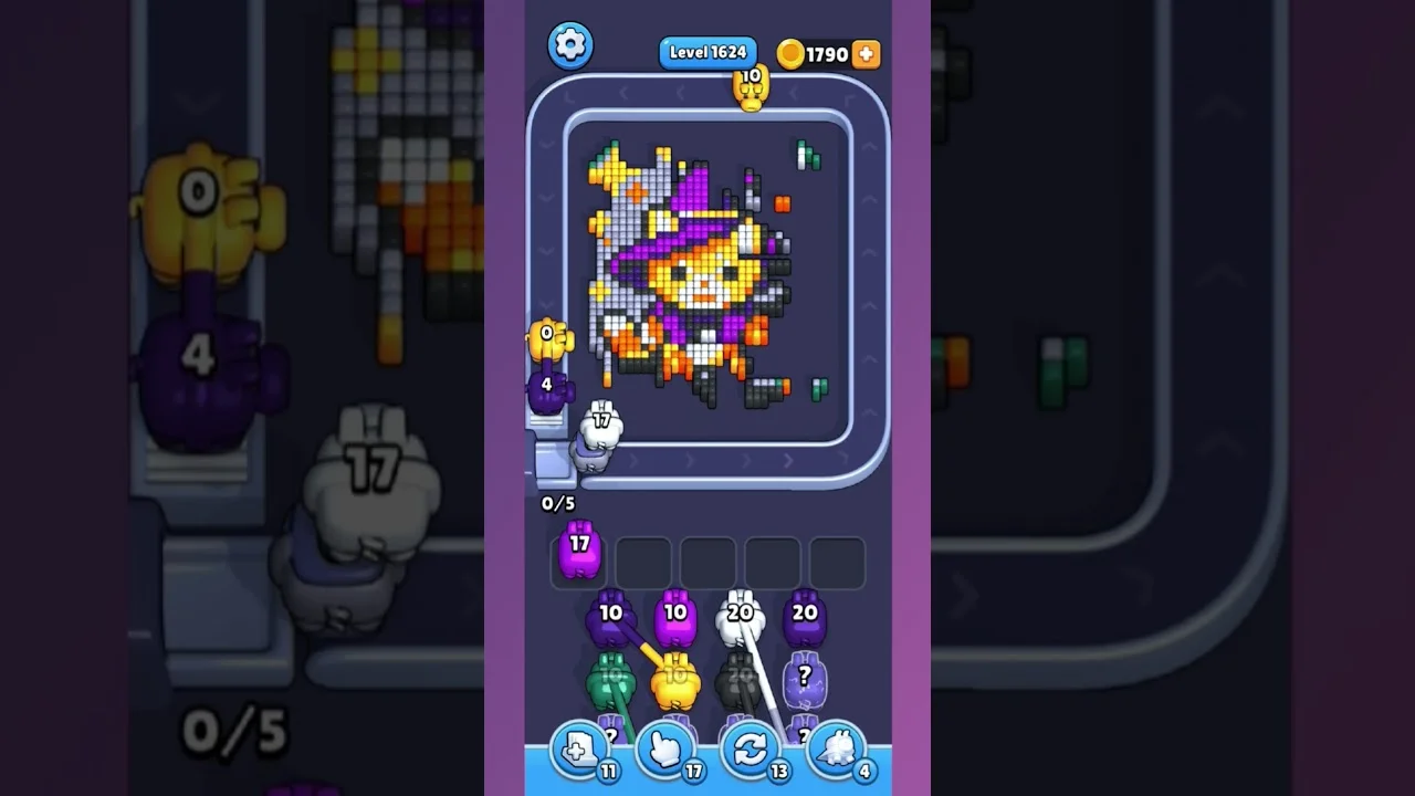 Pixel Flow Level 1624 Solution & Walkthrough Guide
