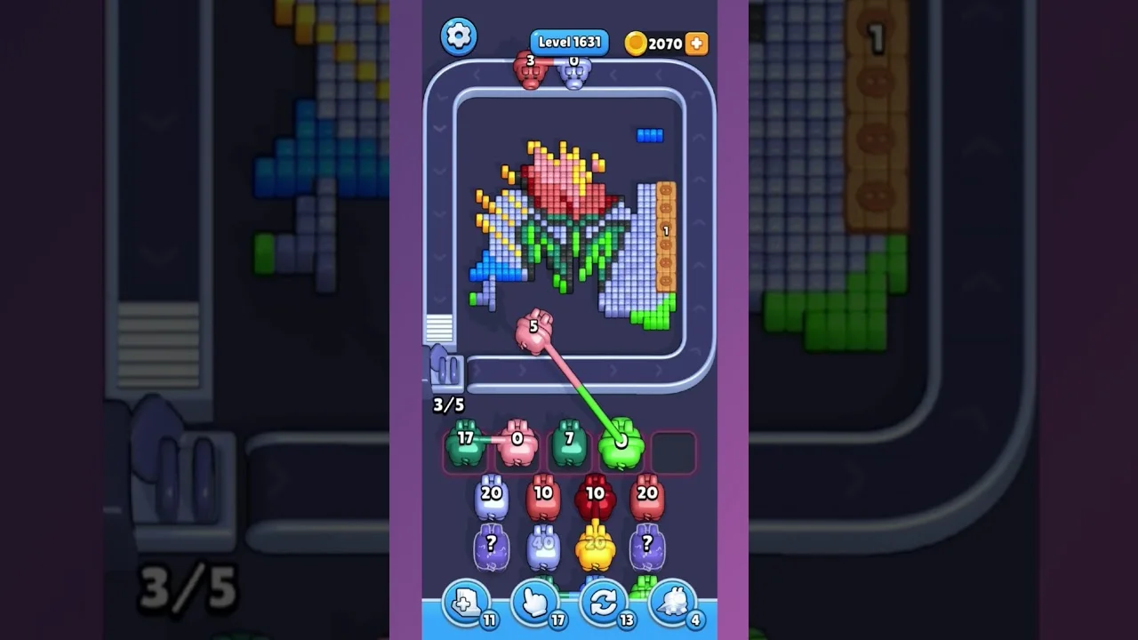 Pixel Flow Level 1631 Solution: Complete Walkthrough & Guide