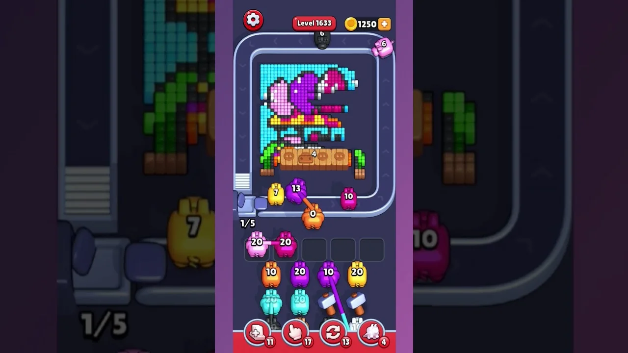 Pixel Flow Level 1633 Solution & Walkthrough Guide