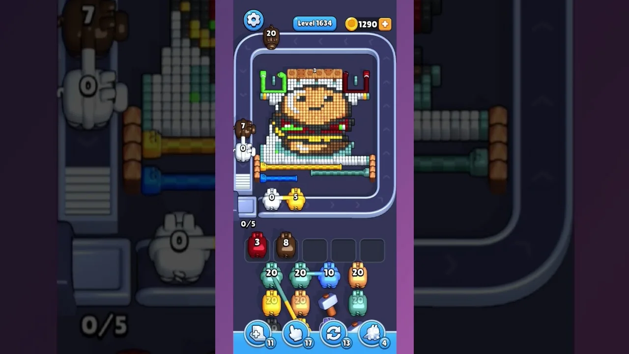 Pixel Flow Level 1634 Solution: Complete Walkthrough & Guide