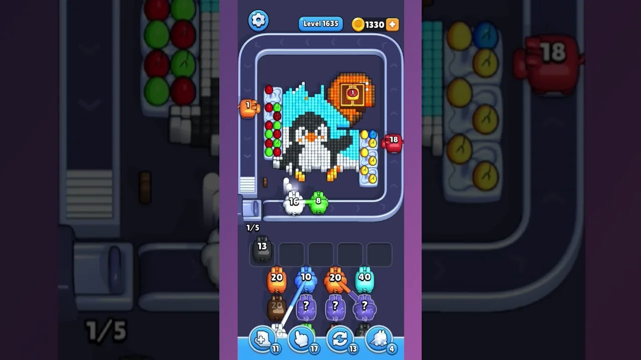 Pixel Flow Level 1635 Solution: Complete Walkthrough & Guide