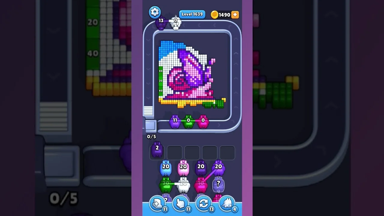 Pixel Flow Level 1639 Solution & Walkthrough Guide