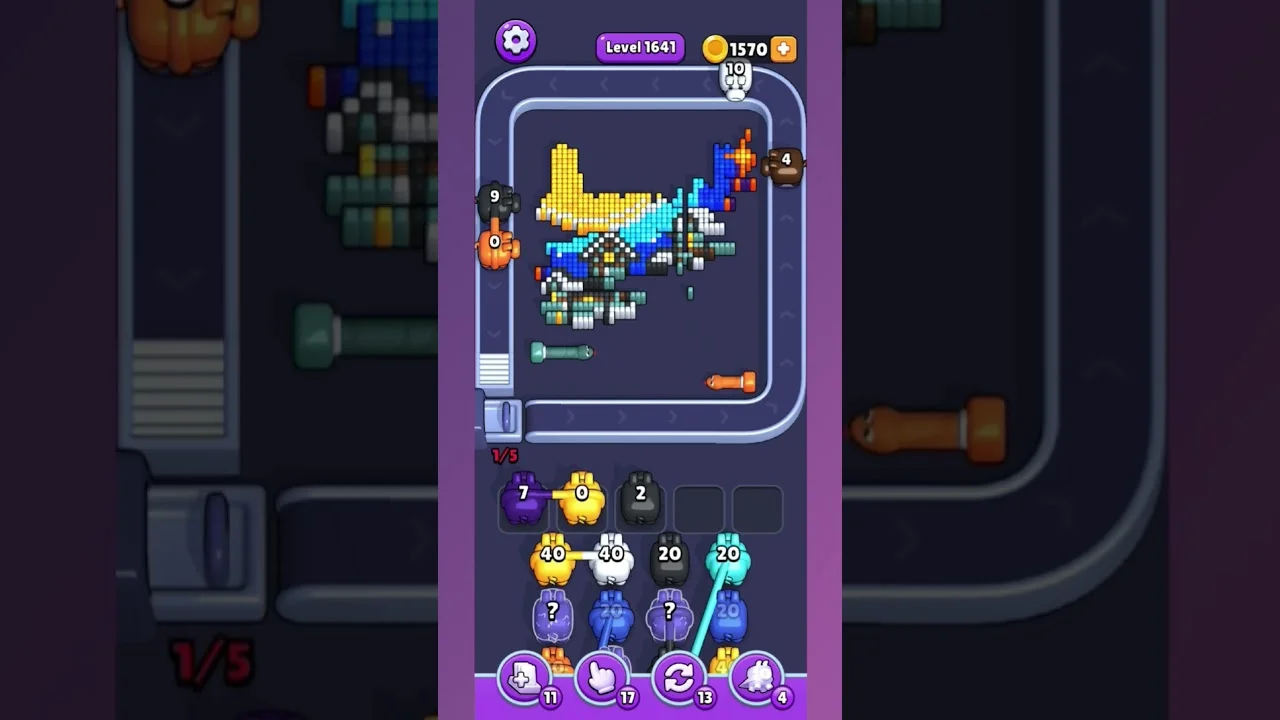 Pixel Flow Level 1641 Solution & Walkthrough Guide