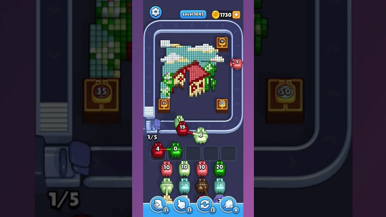 Pixel Flow Level 1645 Solution & Walkthrough Guide