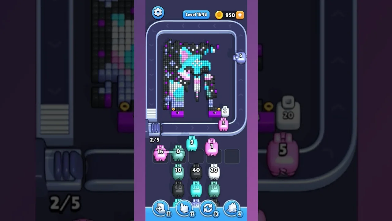Pixel Flow Level 1648 Solution and Walkthrough Guide