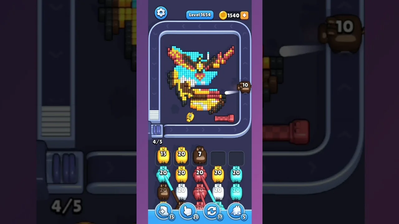 Pixel Flow Level 1654 Solution: Complete Walkthrough & Guide