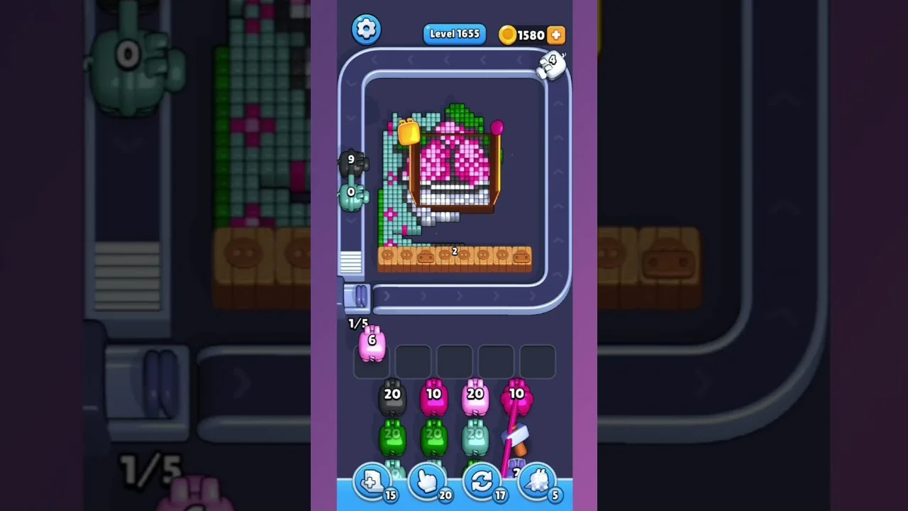 Pixel Flow Level 1655 Solution: Complete Walkthrough & Guide