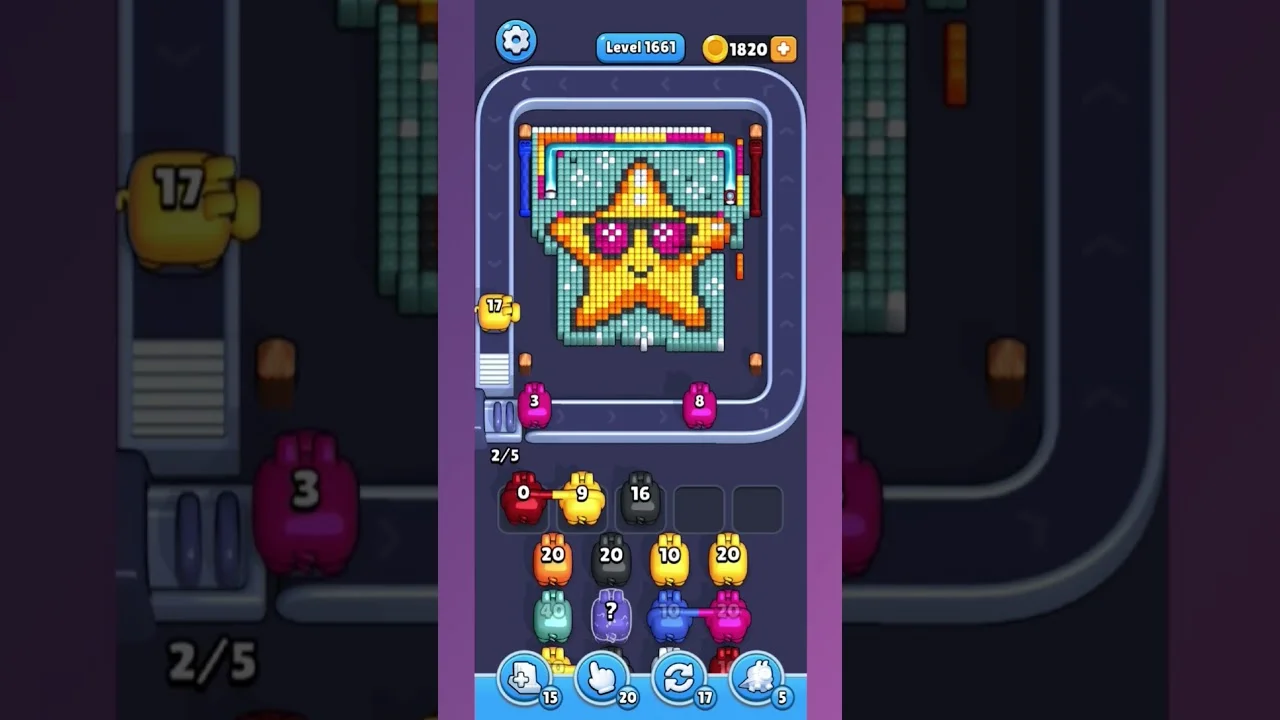 Pixel Flow Level 1661 Solution & Walkthrough Guide