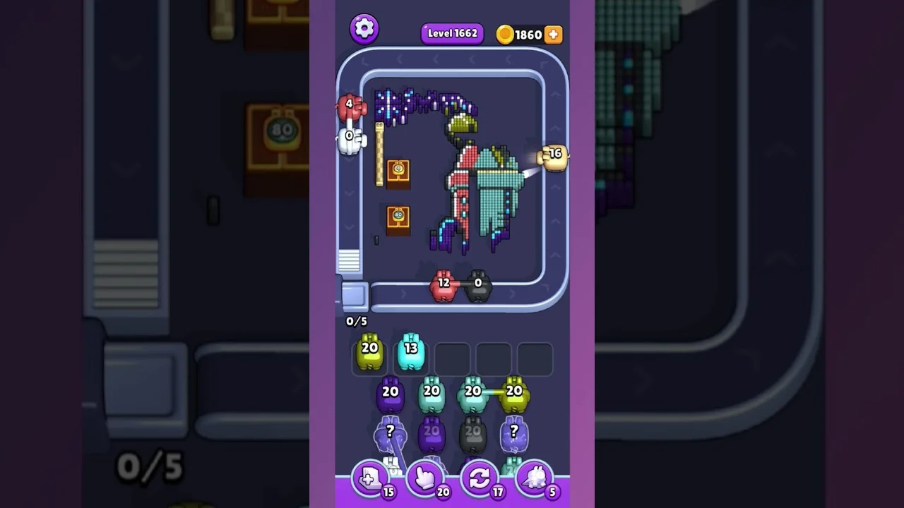 Pixel Flow Level 1662 Solution: Complete Walkthrough & Guide