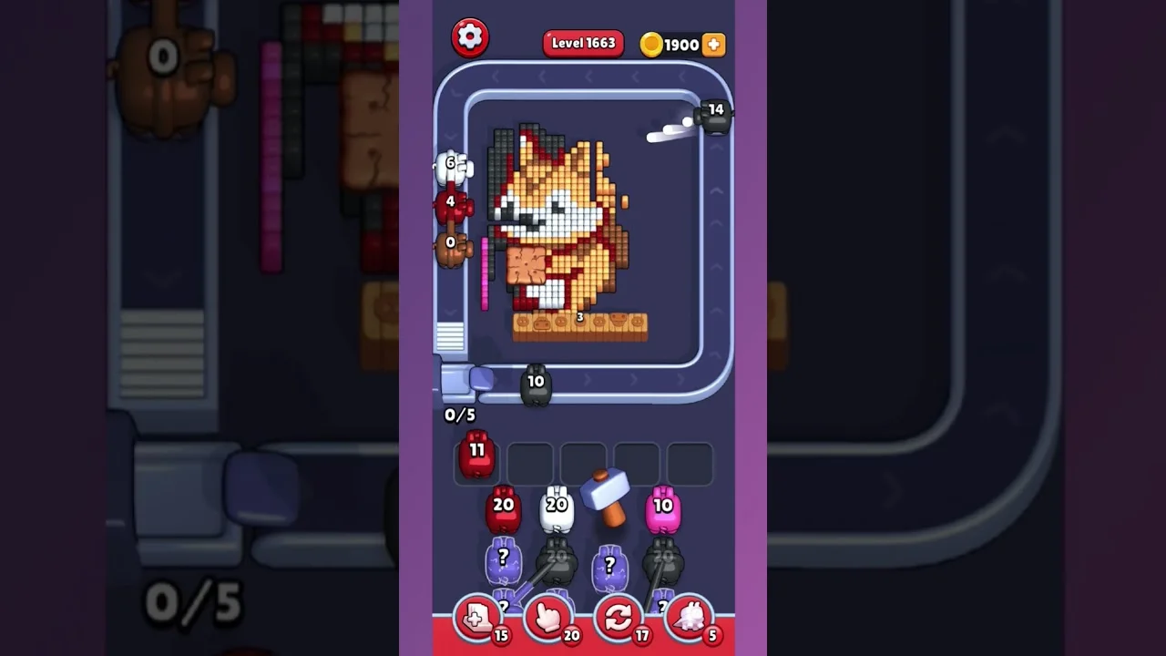 Pixel Flow Level 1663 Solution: Complete Walkthrough & Guide