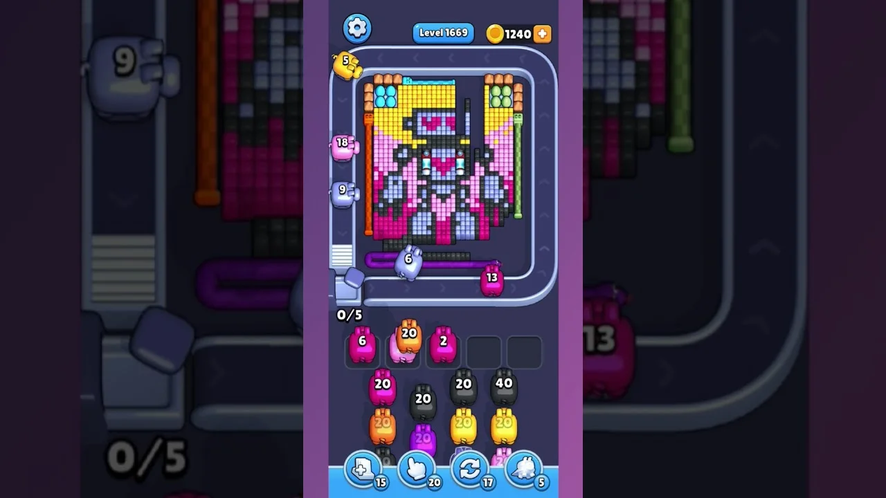 Pixel Flow Level 1669 Solution: Complete Walkthrough & Guide