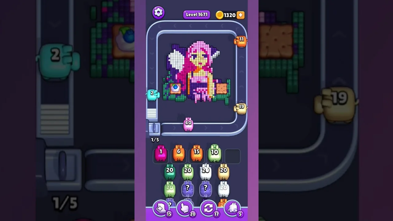 Pixel Flow Level 1671 Solution: Complete Walkthrough & Guide